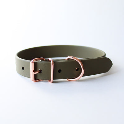 Olive - Classic Biothane Collar