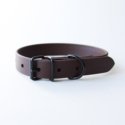 Dark Brown - Classic Biothane Collar